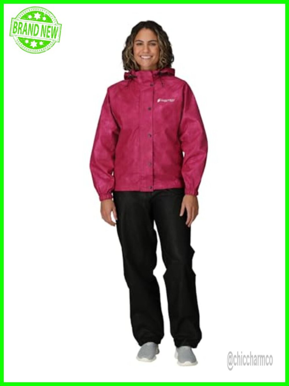 Waterproof Breathable Rain Suit Jacket & Pants Set